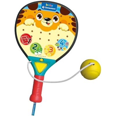 Clementoni Baby Interactive Padel Racket – met interactieve sensor – leer Ontketent de baby met sportief gebaar door realistische licht- en geluidseffecten, ontwikkelt zijn coördinatie, cadeau-idee Clementoni Baby Interactive Padel Racket – met interactieve sensor – leer Ontketent de baby met sportief gebaar door realistische licht- en geluidseffecten, ontwikkelt zijn coördinatie, cadeau-idee