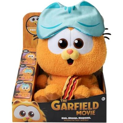 Animagic Baby Garfield Interactief huisdier voor kinderen vanaf 3 jaar Knuffel Garfield kat Eet en slaap Sensorische ervaring Animagic Baby Garfield Interactief huisdier voor kinderen vanaf 3 jaar Knuffel Garfield kat Eet en slaap Sensorische ervaring