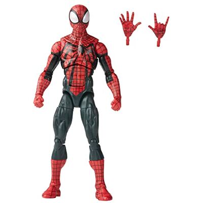 Marvel Hasbro Legends Series, Ben Reilly Spider-Man, 15 cm Spider-Man Legends verzamelfiguur met 2 accessoires Marvel Hasbro Legends Series, Ben Reilly Spider-Man, 15 cm Spider-Man Legends verzamelfiguur met 2 accessoires