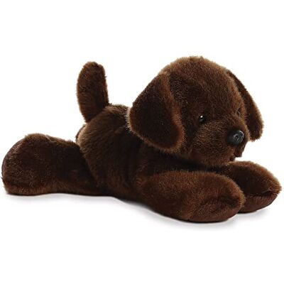 Aurora World Animal , 31257, Mini Flopsie Lil Lucky Labrador chocolade, pluche, bruin, klein Aurora World Animal , 31257, Mini Flopsie Lil Lucky Labrador chocolade, pluche, bruin, klein