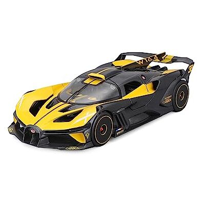 Maisto Bugatti Bolide Reproductie van het voertuig in schaal 1:18 Geel Speelgoed voor kinderen vanaf 14 jaar M32911Y Maisto Bugatti Bolide Reproductie van het voertuig in schaal 1:18 Geel Speelgoed voor kinderen vanaf 14 jaar M32911Y