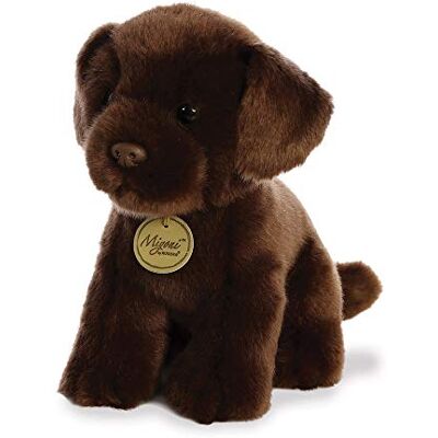 Aurora , 26379, MiYoni Labrador Chocolade, 11 inch, pluche, donkerbruin Aurora , 26379, MiYoni Labrador Chocolade, 11 inch, pluche, donkerbruin