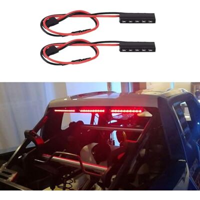 INJORA 2 stuks RC led-remlichtstrips voor 1/10 RC Crawler Axial SCX10 90046 Wraith RRR10 Traxxas TRX-4 D90 Tamiya 32 mm INJORA 2 stuks RC led-remlichtstrips voor 1/10 RC Crawler Axial SCX10 90046 Wraith RRR10 Traxxas TRX-4 D90 Tamiya 32 mm