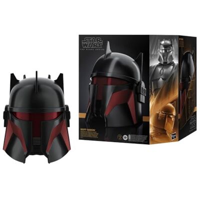 Star Wars The Black Series Moff Gideon Premium elektronische hoofdtelefoon met lichteffecten, cosplay-artikel voor volwassenen, vanaf 14 jaar Star Wars The Black Series Moff Gideon Premium elektronische hoofdtelefoon met lichteffecten, cosplay-artikel voor volwassenen, vanaf 14 jaar