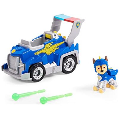 Paw Patrol Rescue Knights Transformerende Chase-speelgoedvoertuig met actiefiguur Paw Patrol Rescue Knights Transformerende Chase-speelgoedvoertuig met actiefiguur