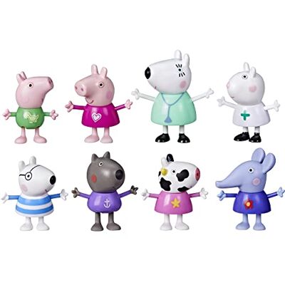 Peppa Pig Dr. Polar Bear Calls On Peppa And Friends kleuterset met 8 figuren, voor kinderen vanaf 3 jaar, bedrukt, F4827Ff2, meerkleurig, exclusief op Amazon Peppa Pig Dr. Polar Bear Calls On Peppa And Friends kleuterset met 8 figuren, voor kinderen vanaf 3 jaar, bedrukt, F4827Ff2, meerkleurig, exclusief op Amazon