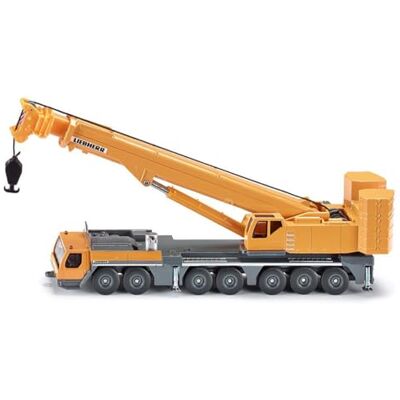 Siku 1886 Liebherr Mobiele kraan, schaal 1:87, metaal/kunststof, geel, beweegbare elementen Siku 1886 Liebherr Mobiele kraan, schaal 1:87, metaal/kunststof, geel, beweegbare elementen
