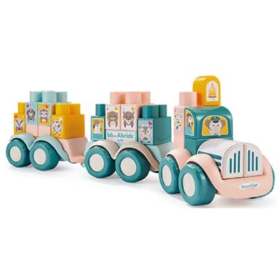 Ecoiffier Speelgoed – 7918 – dierentrein – BB Abrick – educatief spel – vanaf 12 maanden – oorsprong Frankrijk Ecoiffier Speelgoed – 7918 – dierentrein – BB Abrick – educatief spel – vanaf 12 maanden – oorsprong Frankrijk