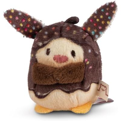 NICI Pluche dier konijn Pibu Cup Cake bruin 5 cm NICI Pluche dier konijn Pibu Cup Cake bruin 5 cm