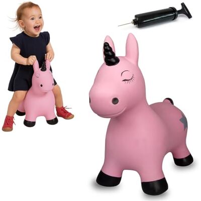 Jamara Heupdieren eenhoorn roze met pomp Jamara Heupdieren eenhoorn roze met pomp