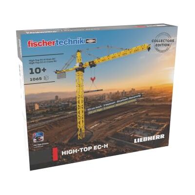 fischertechnik Liebherr High-Top-EC-H RC Kraan bouwset voor Modelbouwset 579438 voor veeleisend bouwplezier, 3 motoren, BT-ontvanger, detailgetrouw fischertechnik Liebherr High-Top-EC-H RC Kraan bouwset voor Modelbouwset 579438 voor veeleisend bouwplezier, 3 motoren, BT-ontvanger, detailgetrouw