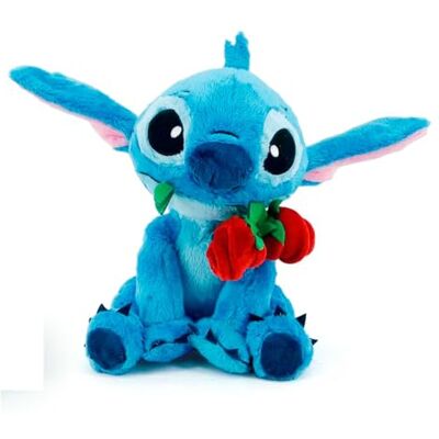 Simba Lilo & Stitch Pluche Met Roos 25 cm Simba Lilo & Stitch Pluche Met Roos 25 cm