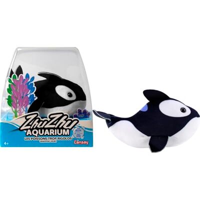 Lansay ZHU ZHU AQUARIUM Margot le Petit Orque Zwart & Wit Zacht & Interactief Pluchen Voor Kinderen vanaf 4 Jaar Grappige & Te Schattige Vis Betoverd Mini Onderwater Universum Geen Water Nodig Lansay ZHU ZHU AQUARIUM Margot le Petit Orque Zwart & Wit Zacht & Interactief Pluchen Voor Kinderen vanaf 4 Jaar Grappige & Te Schattige Vis Betoverd Mini Onderwater Universum Geen Water Nodig