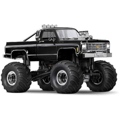 Traxxas 98064-1-BLK TRX-4MT Chevy K10 1/18 4X4 Monster Truck RTR, zwart Traxxas 98064-1-BLK TRX-4MT Chevy K10 1/18 4X4 Monster Truck RTR, zwart