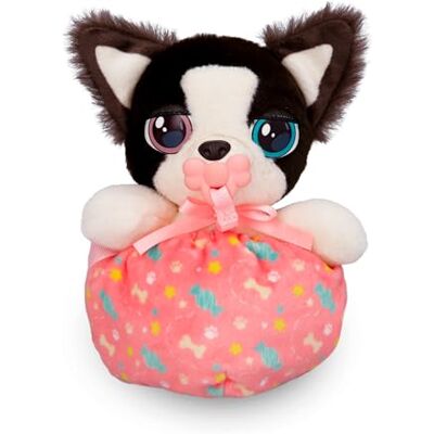 BABY PAWS Mini Border Collie, pluche puppy met geluiden, overal mee naartoe te nemen dankzij de tas, speelgoed, cadeau voor meisjes en jongens vanaf 3 jaar BABY PAWS Mini Border Collie, pluche puppy met geluiden, overal mee naartoe te nemen dankzij de tas, speelgoed, cadeau voor meisjes en jongens vanaf 3 jaar