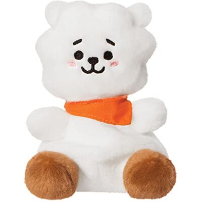 Aurora World 61505 BT21 RJ Palm Pal eco-knuffeldier, 13 cm, wit Aurora World 61505 BT21 RJ Palm Pal eco-knuffeldier, 13 cm, wit