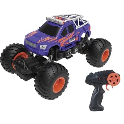 SilverLit Exost Mud Monster 1/16 op afstand bestuurbare auto Monster Truck – RC voor kinderen 2,4 GHz – grote offroad-banden – oplaadbaar radiografisch bestuurbaar voertuig SilverLit Exost Mud Monster 1/16 op afstand bestuurbare auto Monster Truck – RC voor kinderen 2,4 GHz – grote offroad-banden – oplaadbaar radiografisch bestuurbaar voertuig