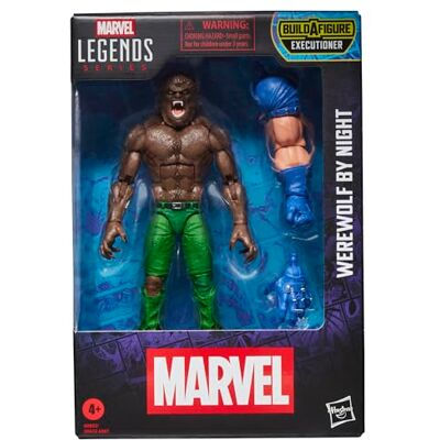 Marvel Legends Series, figuur Werewolf By Night geïnspireerd op strips Legends BAF Executioner Figuur, nachtwolf, 15,2 cm Marvel Legends Series, figuur Werewolf By Night geïnspireerd op strips Legends BAF Executioner Figuur, nachtwolf, 15,2 cm