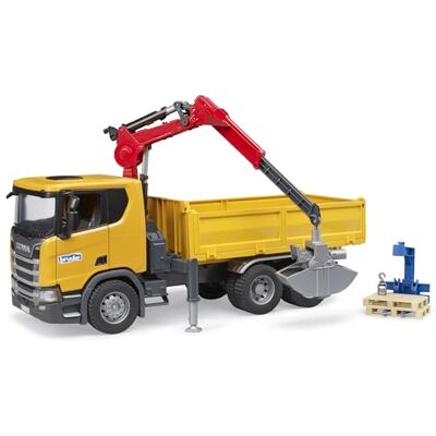 bruder 03551 Scania Super 560R Bouwwagen met kraan en 2 pallets 1:16 bouwvoertuigen, kraan, vrachtwagen, speelgoed vanaf 4 jaar bruder 03551 Scania Super 560R Bouwwagen met kraan en 2 pallets 1:16 bouwvoertuigen, kraan, vrachtwagen, speelgoed vanaf 4 jaar