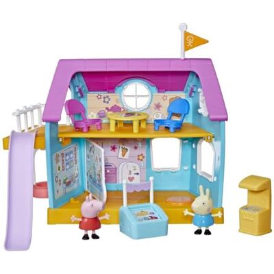 Peppa Pig Peppa's vriendenclub, kleuterspeelgoed, geluiden, 2 figuren, 7 accessoires, vanaf 3 jaar Peppa Pig Peppa's vriendenclub, kleuterspeelgoed, geluiden, 2 figuren, 7 accessoires, vanaf 3 jaar
