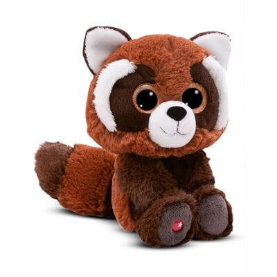 NICI GLUBSCHIS Robidu 49692 pluche panda, zacht, rood, schattig om te knuffelen en te spelen, cadeau-idee, bruin, 15 cm NICI GLUBSCHIS Robidu 49692 pluche panda, zacht, rood, schattig om te knuffelen en te spelen, cadeau-idee, bruin, 15 cm