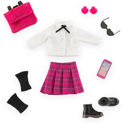Corolle Girls Dressing College Engels, 8 accessoires, voor pop, 28 cm, vanaf 4 jaar, 9000610110 Corolle Girls Dressing College Engels, 8 accessoires, voor pop, 28 cm, vanaf 4 jaar, 9000610110