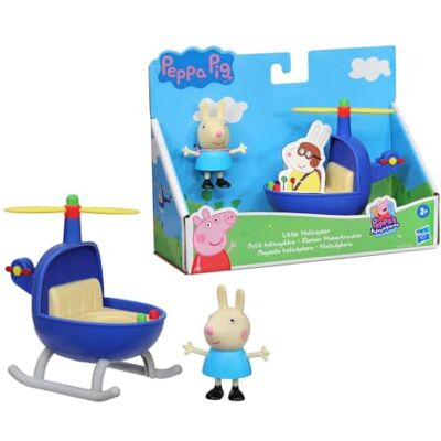Peppa Pig Peppa's Adventures Kleine helikopter, 1 x 7,5 cm Rebecca Rabbit-figuur, geïnspireerd op cartoon, vanaf 3 jaar Peppa Pig Peppa's Adventures Kleine helikopter, 1 x 7,5 cm Rebecca Rabbit-figuur, geïnspireerd op cartoon, vanaf 3 jaar