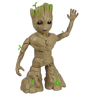 Hasbro Marvel Studios I Am Groot Groove 'N Grow Groot, interactief figuur, 34 cm, superheldenspeelgoed Hasbro Marvel Studios I Am Groot Groove 'N Grow Groot, interactief figuur, 34 cm, superheldenspeelgoed