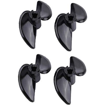 Dilwe Propeller met 2 vleugels voor RC-boot, accessoires voor elektrische propeller voor RC-boot, hoge efficiëntie bij halfduiken, 4 x 40 mm (2 paar) Dilwe Propeller met 2 vleugels voor RC-boot, accessoires voor elektrische propeller voor RC-boot, hoge efficiëntie bij halfduiken, 4 x 40 mm (2 paar)