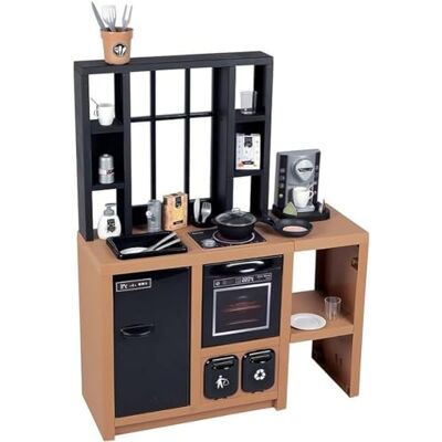 Smoby Keuken Loft Imitatiespeelgoed voor kinderen Industriële look 32 accessoires Vanaf 3 jaar Gemaakt in Frankrijk Smoby Keuken Loft Imitatiespeelgoed voor kinderen Industriële look 32 accessoires Vanaf 3 jaar Gemaakt in Frankrijk