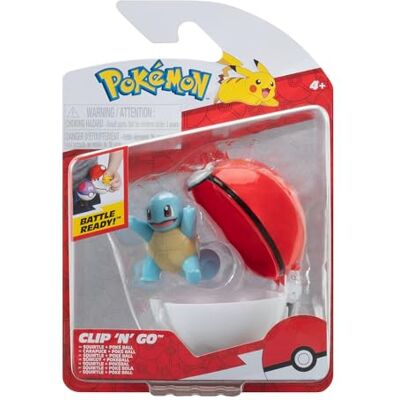 Pokémon Pokemon PKW Clip 'N' Go (Squirtle #3 met Poké Ball) W18 Pokémon Pokemon PKW Clip 'N' Go (Squirtle #3 met Poké Ball) W18