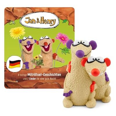 tonies Luisterfiguren voor Toniebox, Jan en Henry, 8 puzzels en 2 liedjes, audiospel met liedjes voor kinderen vanaf 3 jaar, speeltijd ca. 43 minuten tonies Luisterfiguren voor Toniebox, Jan en Henry, 8 puzzels en 2 liedjes, audiospel met liedjes voor kinderen vanaf 3 jaar, speeltijd ca. 43 minuten