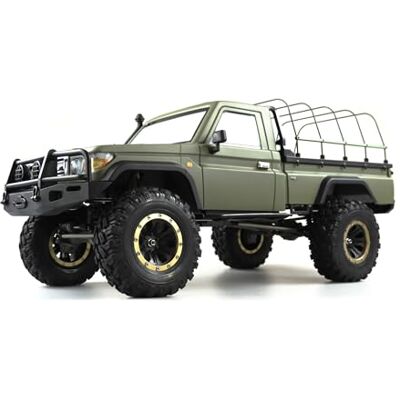Amewi 22474 RC AMXRock RCX8BS Pick-Up 1:8, RTR Militair groen, mat groen Amewi 22474 RC AMXRock RCX8BS Pick-Up 1:8, RTR Militair groen, mat groen