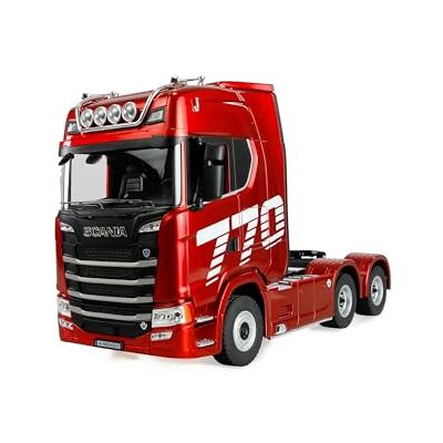Amewi Scania 770 S Tractor op afstand bestuurbaar 6 x 4 1:18 RTR rood voor kinderen vanaf 8 jaar Amewi Scania 770 S Tractor op afstand bestuurbaar 6 x 4 1:18 RTR rood voor kinderen vanaf 8 jaar