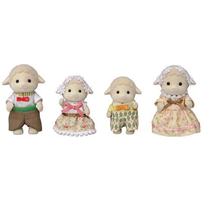 Sylvanian Families Het dorp De familie Mouton 5619 Familie met 4 figuren Mini-poppen, één maat Sylvanian Families Het dorp De familie Mouton 5619 Familie met 4 figuren Mini-poppen, één maat