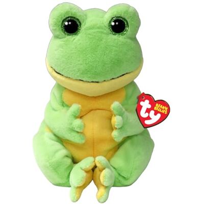 Ty Beanie Bellies T43201 Snapper de kikker met groene glitterogen, pluche dieren met originele zachte buik, 30 cm Ty Beanie Bellies T43201 Snapper de kikker met groene glitterogen, pluche dieren met originele zachte buik, 30 cm