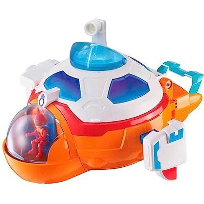Giochi Preziosi PETRONIX DEFENDERS Hoofdkwartier, 3-in-1 speelset uit de tekeningenserie, onderzeeër, boot en vliegtuig, met figuur mat en motorspeelgoed, voor jongens en meisjes, al 3 jaar, beroemd Giochi Preziosi PETRONIX DEFENDERS Hoofdkwartier, 3-in-1 speelset uit de tekeningenserie, onderzeeër, boot en vliegtuig, met figuur mat en motorspeelgoed, voor jongens en meisjes, al 3 jaar, beroemd