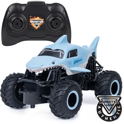 Monster Cable 6044952, kinderspeelgoed, RC Megalodon, 1:24 schaal, voertuig, radiografisch bestuurbare auto Monster Cable 6044952, kinderspeelgoed, RC Megalodon, 1:24 schaal, voertuig, radiografisch bestuurbare auto