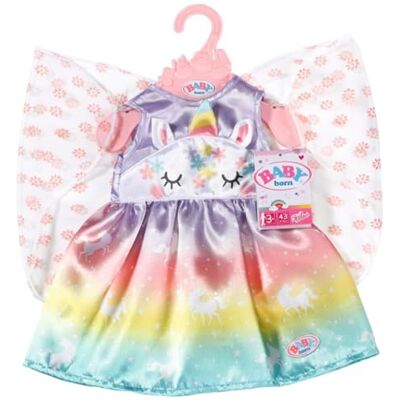 BABY born Sprookjes Outfit voor Poppen van 43 cm Eenhoorn, Regenboog & Sprookjesvleugels Design- Ideaal voor Kinderhandjes, Bevordert Creativiteit, Empathie & Sociale Vaardigheden, Vanaf 3 Jaar BABY born Sprookjes Outfit voor Poppen van 43 cm Eenhoorn, Regenboog & Sprookjesvleugels Design- Ideaal voor Kinderhandjes, Bevordert Creativiteit, Empathie & Sociale Vaardigheden, Vanaf 3 Jaar