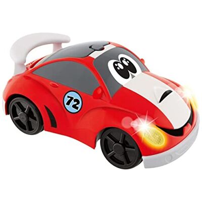 Chicco Johnny Coupé Racing Radiografisch bestuurbaar auto Vanaf 2 jaar Koplampen Die Oplichten (ROOD) Chicco Johnny Coupé Racing Radiografisch bestuurbaar auto Vanaf 2 jaar Koplampen Die Oplichten (ROOD)