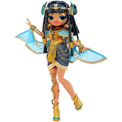 L.O.L. Surprise! LOL Surprise OMG Fierce Limited Edition Premium Verzamelbare pop CLEOPATRA Pak verrassingen uit outfit en modeaccessoires, met hoogwaardige verpakking Voor kinderen vanaf 4+ jaar. L.O.L. Surprise! LOL Surprise OMG Fierce Limited Edition Premium Verzamelbare pop CLEOPATRA Pak verrassingen uit outfit en modeaccessoires, met hoogwaardige verpakking Voor kinderen vanaf 4+ jaar.