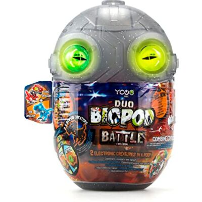 SilverLit YCOO Biopod Battle Single Pack – 1 interactieve robot van Jurassic – 1 kleine elektronische dinosaurus om in elkaar te zetten – geluidseffecten – 8 robotspeelgoed om te verzamelen – 9 cm – vanaf 5 jaar SilverLit YCOO Biopod Battle Single Pack – 1 interactieve robot van Jurassic – 1 kleine elektronische dinosaurus om in elkaar te zetten – geluidseffecten – 8 robotspeelgoed om te verzamelen – 9 cm – vanaf 5 jaar