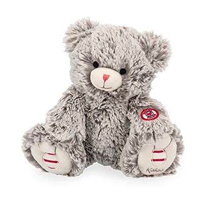 KALOO Rode pluche beer Maé grijs Prestige 24 cm – kleine teddybeer van zijdezacht bont – ultrazacht knuffeldier voor baby's – vanaf de geboorte, K223001 KALOO Rode pluche beer Maé grijs Prestige 24 cm – kleine teddybeer van zijdezacht bont – ultrazacht knuffeldier voor baby's – vanaf de geboorte, K223001