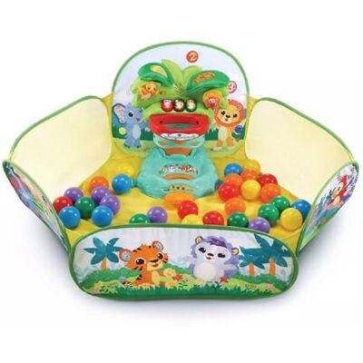 VTech Interactief ballenbad van P'tits Loulous, interactief babyspeelgoed 9 maanden/3 jaar Franse versie VTech Interactief ballenbad van P'tits Loulous, interactief babyspeelgoed 9 maanden/3 jaar Franse versie