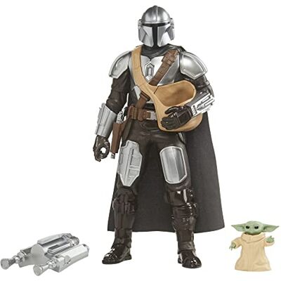 Star Wars Galactic Action The Mandalorian & Grogu, interactieve elektronische figuren, 30 cm, speelgoed, vanaf 4 jaar, Franse versie Star Wars Galactic Action The Mandalorian & Grogu, interactieve elektronische figuren, 30 cm, speelgoed, vanaf 4 jaar, Franse versie
