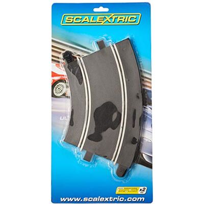 Scalextric C8206 Radius 2 Curve 45 graden x2 (C151) Accessoires schaal 1:32, 45,1 x 11,4 x 22,9 cm Scalextric C8206 Radius 2 Curve 45 graden x2 (C151) Accessoires schaal 1:32, 45,1 x 11,4 x 22,9 cm