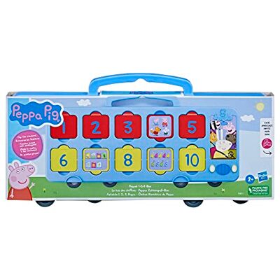 Peppa Pig De cijferbus, speelgoed om de cijfers 1 tot 10 te leren voor kinderen Peppa Pig De cijferbus, speelgoed om de cijfers 1 tot 10 te leren voor kinderen