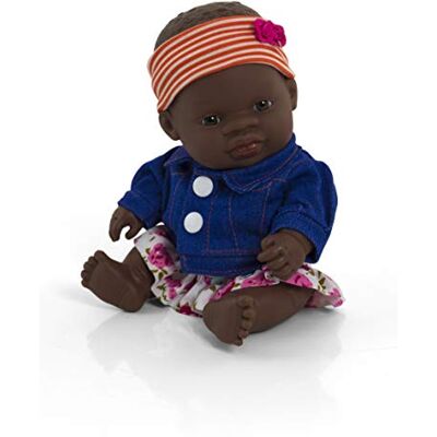 Miniland 31680 poppenkleding, blauw, wit, roze, 21 cm Miniland 31680 poppenkleding, blauw, wit, roze, 21 cm