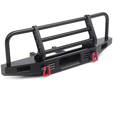 INJORA RC Bumper Metalen Front Bumper met Aanhangerhaak voor 1:10 RC Crawler Traxxas TRX4 Defender Axial SCX10 SCX10 II 90046 90047 (zwart) INJORA RC Bumper Metalen Front Bumper met Aanhangerhaak voor 1:10 RC Crawler Traxxas TRX4 Defender Axial SCX10 SCX10 II 90046 90047 (zwart)