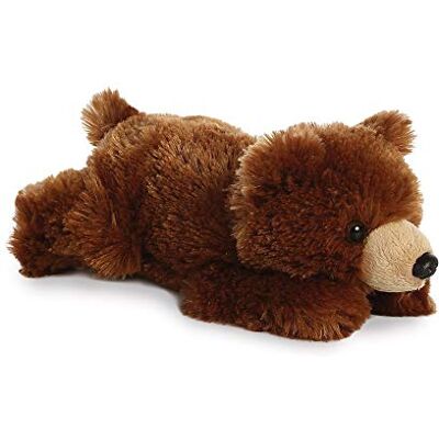Aurora , 31740, Mini Flopsie Grizzlybeer, 20 cm, pluche, bruin Aurora , 31740, Mini Flopsie Grizzlybeer, 20 cm, pluche, bruin